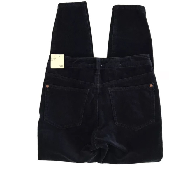 Anthropologie | Pilcro High Rise Skinny Womens Size 27 Navy Blue Corduroy - Picture 4 of 11